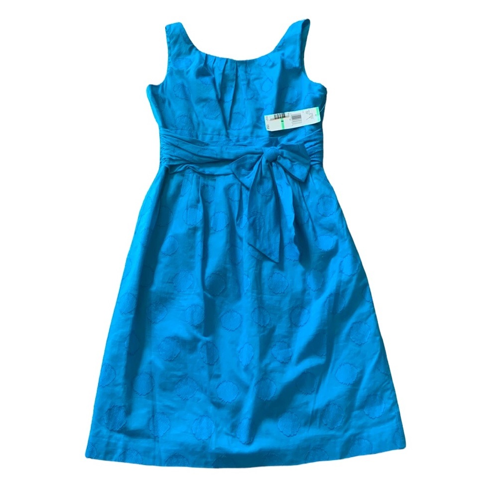 Evan-Picone blue sleeveless dress size 8 - Picture 2 of 6